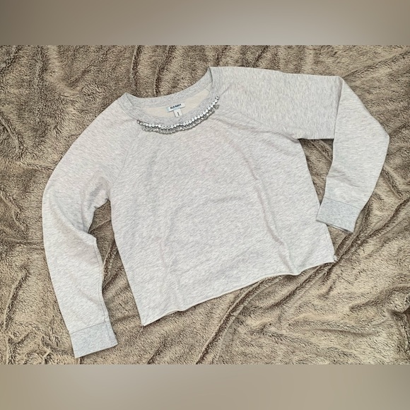 Old navy embellished sweatshirt- NWOT - Picture 3 of 6